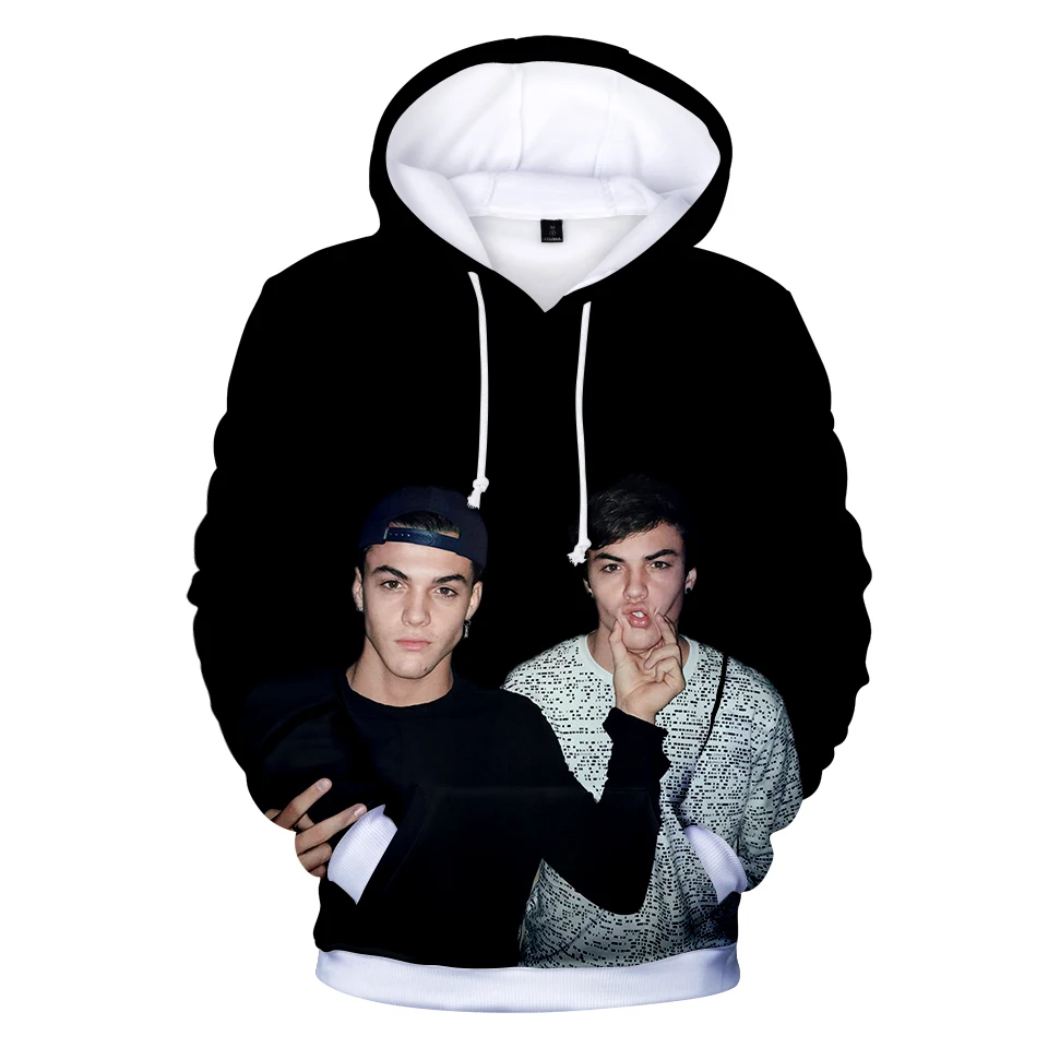 Толстовка с объемным рисунком Dolan Twins Свитшот оверсайз стереоскопический эффект