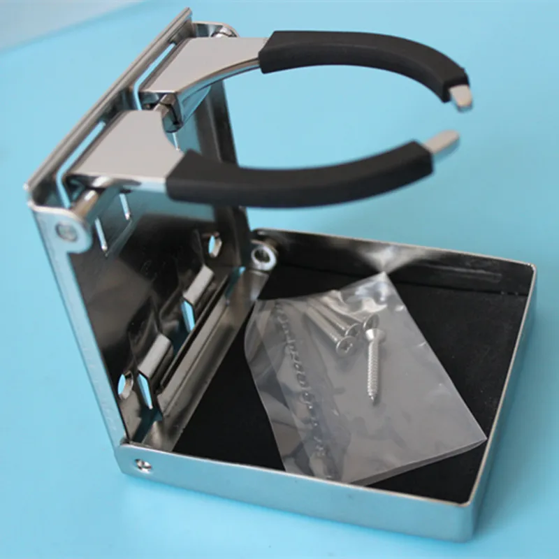 Universal Adjustable Cup Holder Stainless Steel Drink Bottle Holder Boat Car RV Universal Adjustable Cup Holder Stainless Steel Drink Bottle Holder Boat Car RV