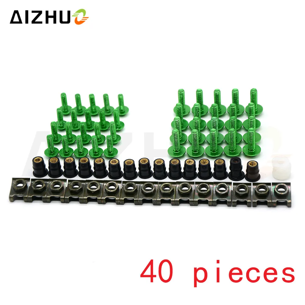 

Universal Motorcycle Windscreen Screws Fairing Bolts for KAWASAKI VERSYS 650cc ZRX1100 ZX1100 ZX7R ZX9 ZZR1200 ER-5 GPZ500S ZX-6