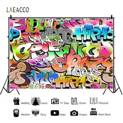 Laeacco Граффити стена мультфильм ПОРТРЕТНАЯ ФОТОГРАФИЯ фоны для фотосъемки профессиональная камера для фотостудии