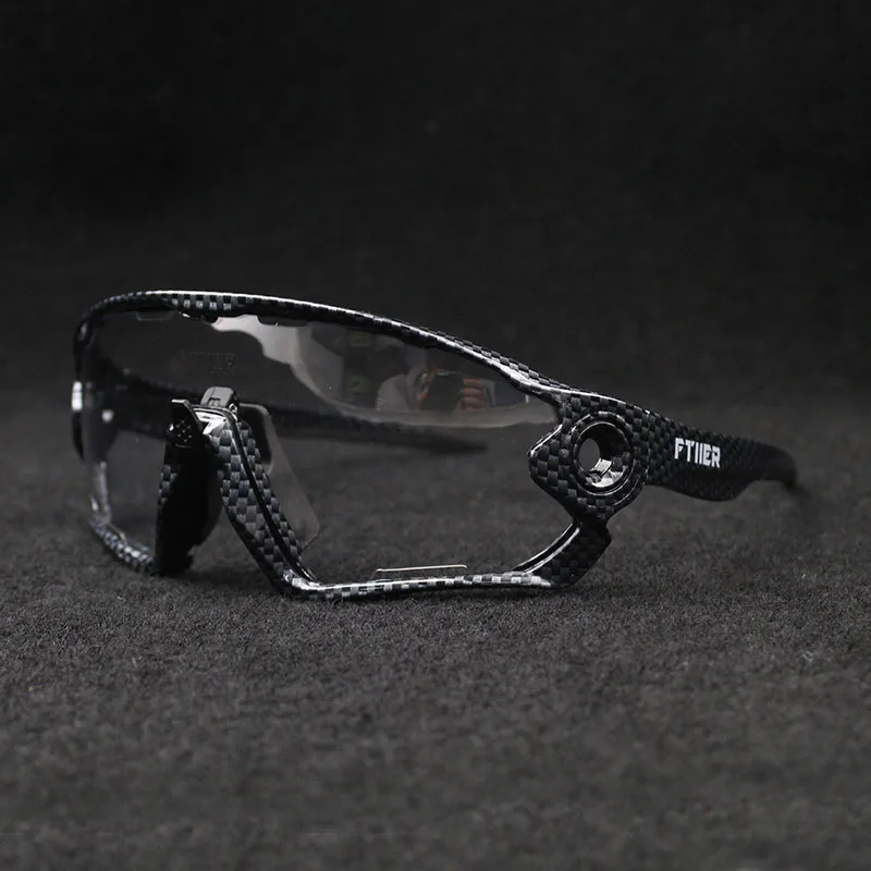 Абсолютно прозрачный фотохромный велосипед солнцезащитные очки спортивные солнцезащитные очки мужские и женские MTB дорожные велосипедные очки