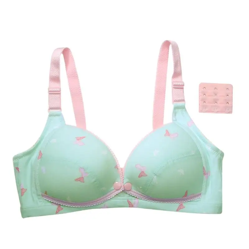 Maternity Women Nursing Bra Butterfly Cotton Front Button Underwear