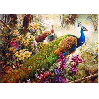 

WEEN Peacock-DIY Canvas Painting By Numbers for adults,Wall Art Picture,Coloring Paint By Numbers For Home Decor 40x50cm