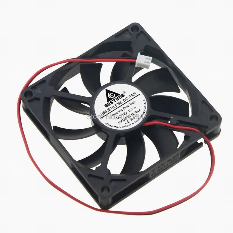 50Pieces LOT Gdstime 8cm 80mm x 15mm 8015 PC DC 12V 2Pin Ball Bearing Cooling Fan | Компьютеры и офис