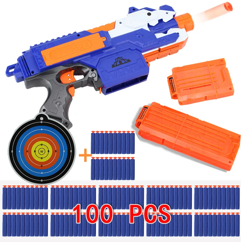 Blaster Пневматический Пистолет Может Запуск Электрический Играть Игрушки Мягкие