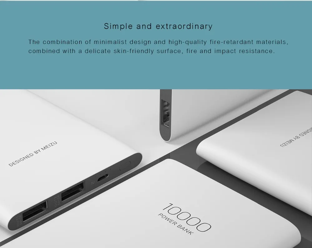 Meizu, 10000 мА/ч, внешний аккумулятор 3, литий-ионный полимерный аккумулятор, 2 USB, быстрая зарядка, внешний аккумулятор для Xiaomi Mi iPhone X