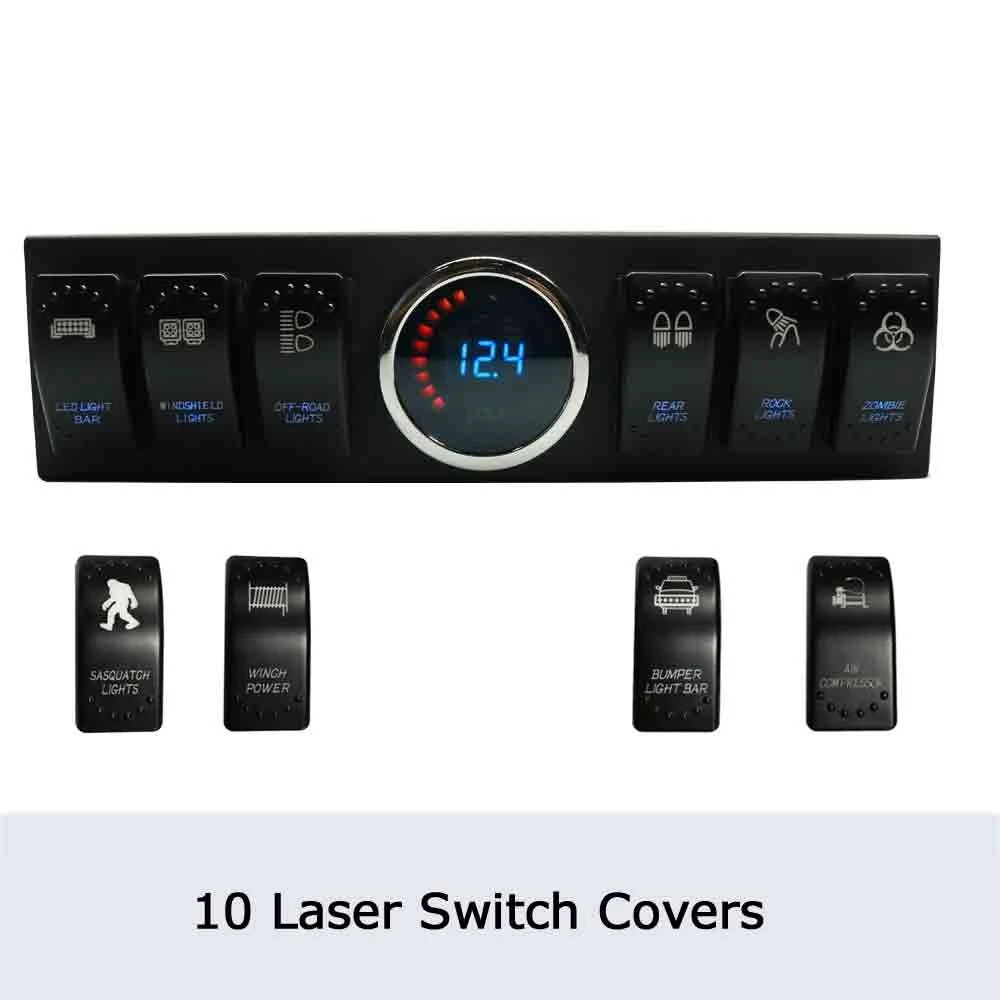 Switch Panel 6 Rocker Control For 2009-2017 Jeep Wrangler JK JKU Switch Panel 6 Rocker Control For 2009-2017 Jeep Wrangler JK JKU