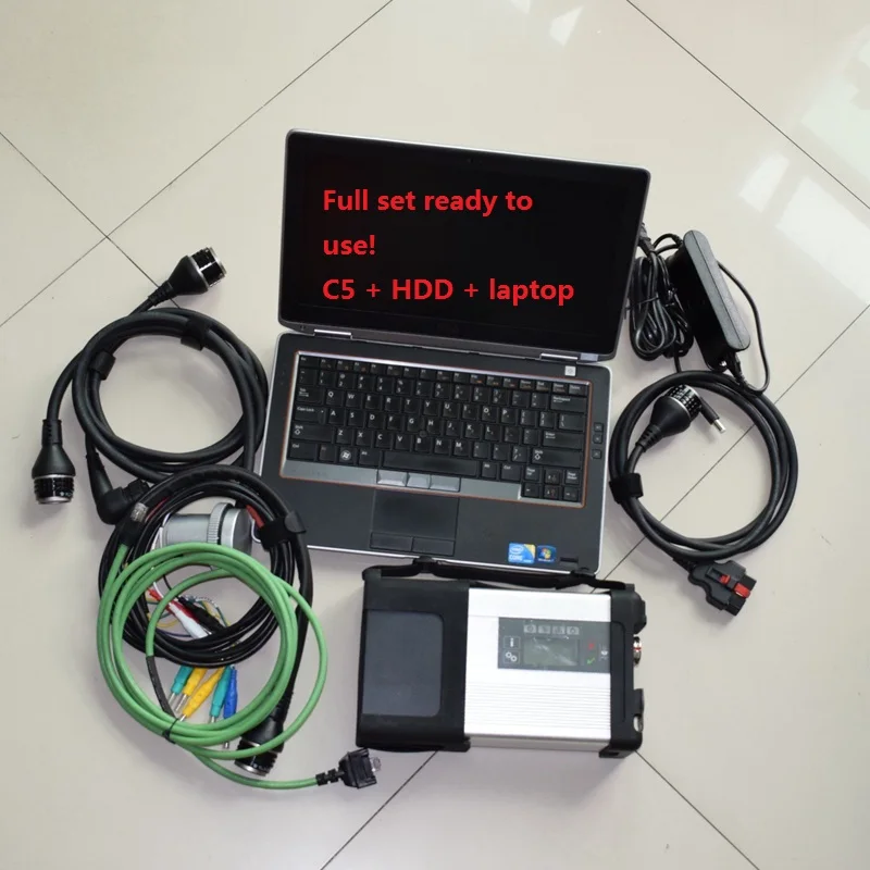 HDD/SSD,12 V программное обеспечение с используемым ноутбуком E6420 с профессиональным Diag сканером автомобиля SD подключения компактный 5 для Mb Star C5 Allready - Цвет: Fullset 500G HDD