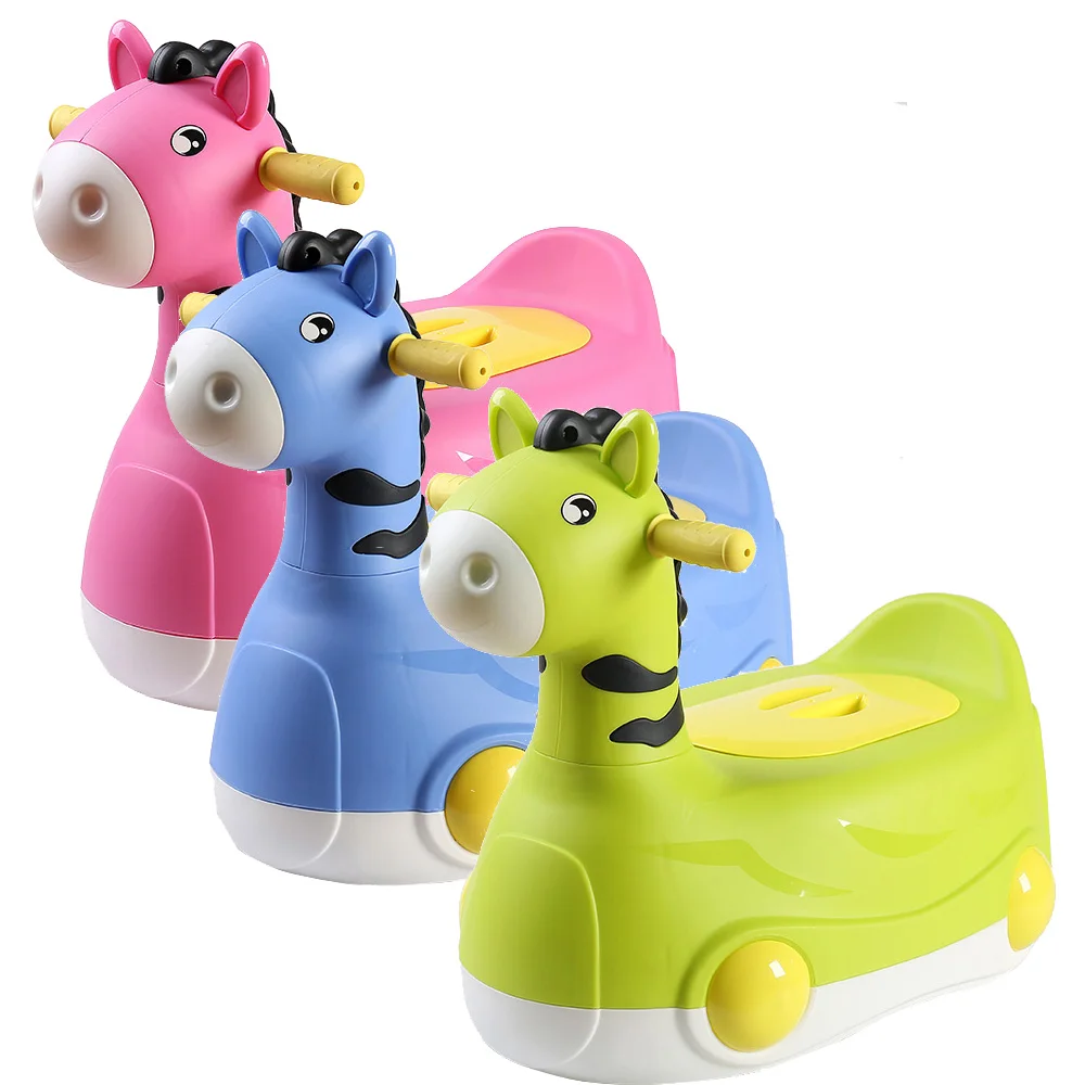 

Cartoon Pony Potty Child Pot Training Girls Boy Potty Kids Chair Toilet Seat Children Pot