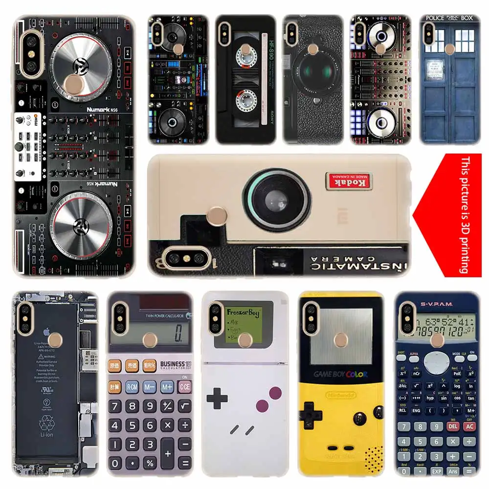 

cover soft Silicone TPU Case For Xiaomi Redmi 3 4X 4a 5 Plus 5a S2 6a 6 Pro Note 7 5 6 4 3 5a prime Classic Camera Calculator