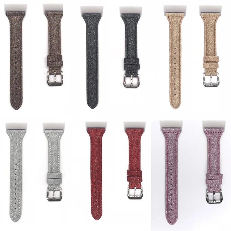 

KINGBEIKE 6 Colors 100% Genuine Leather WatchBands For Fitbit Charge 3 Watch Beautiful Design Replacement Smart Watch Strap