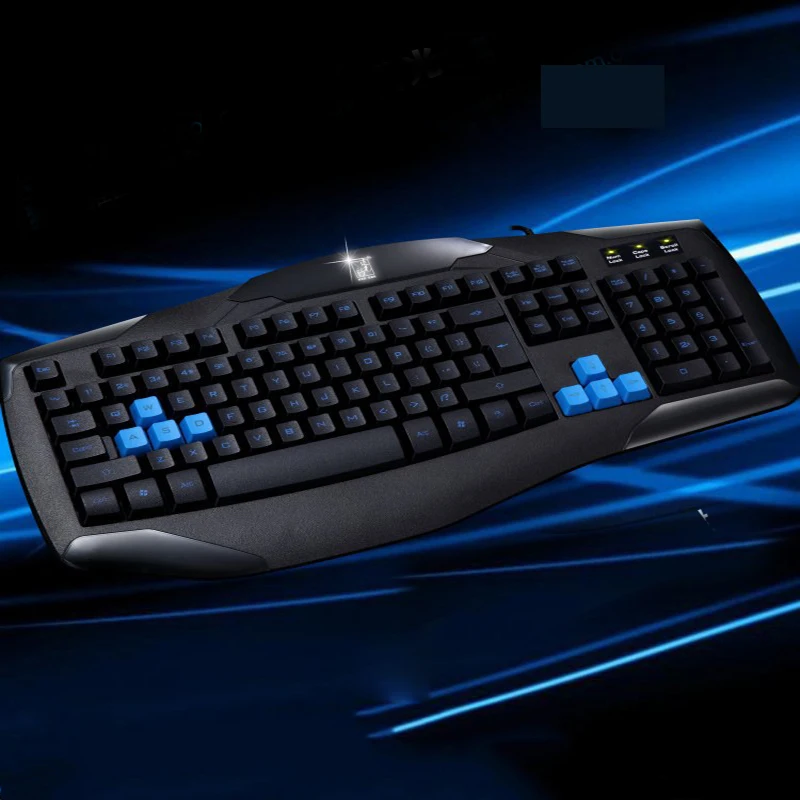 

104 Keys Game Keyboard ABS Material Ergonomic Waterproof Clavier for Computer Laotop overwatch dota2