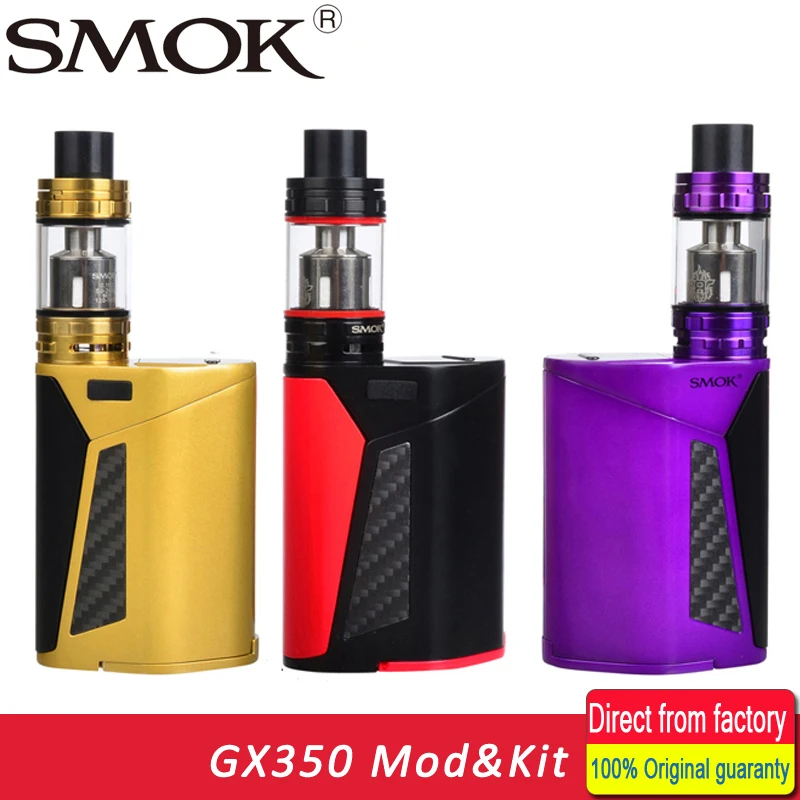 Оригинальный 350 Вт smok GX350 Starter Kit с TFV8 облако зверь танк 6 мл распылитель и TC коробка
