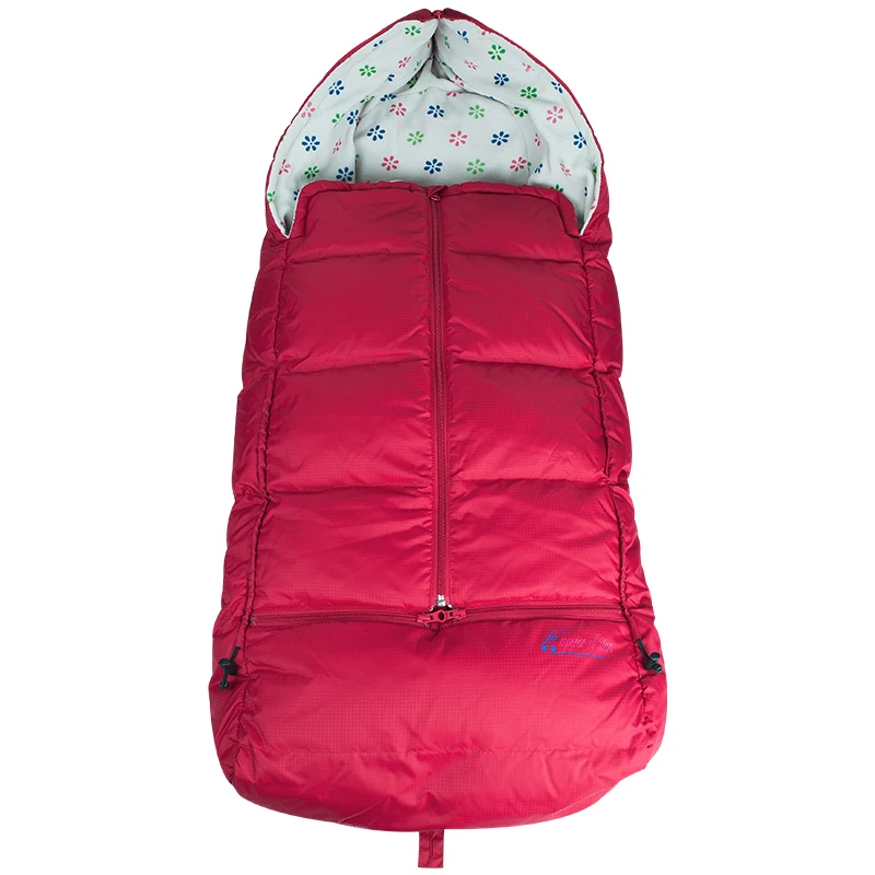 Very Eiderdown duck stroller sleeping bag winter down baby foot muff add thick super