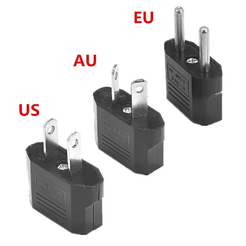 100 шт. Универсальный US EU AU Plug USA Euro Europe Travel настенный адаптер для зарядного