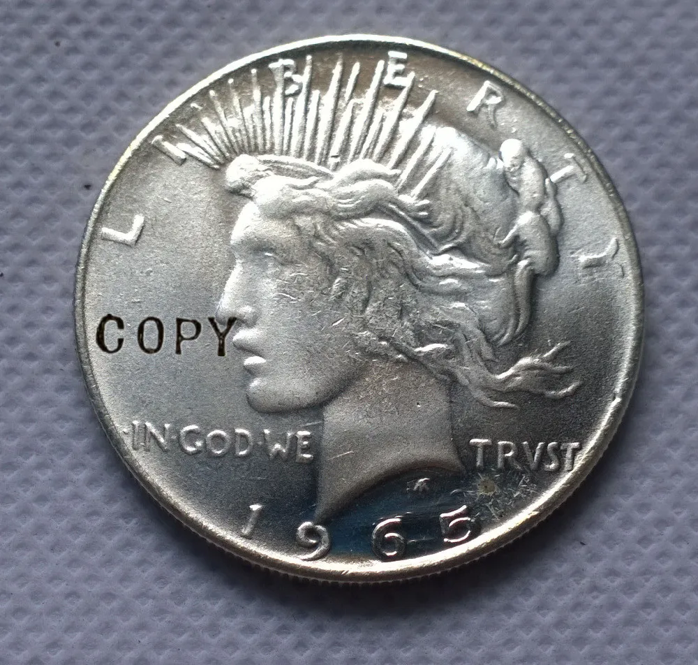 

1965-P Peace Dollar copy coins commemorative coins-replica coins medal coins collectibles badge
