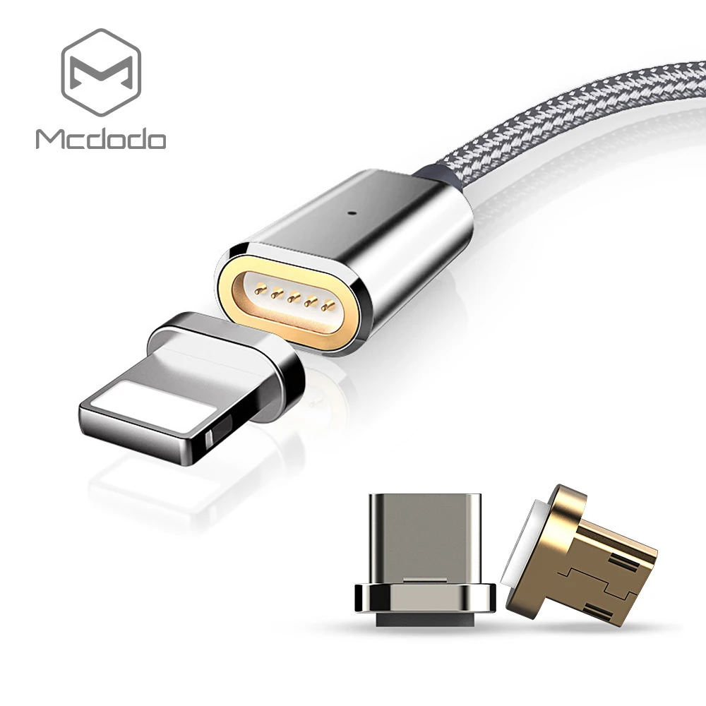 

Mcdodo 3 in 1 Magnetic Cable for iPhone 7 Plus Fast Charging for iPhone 8 6s USB Type c cable Micro USB Cable for Samsung Xiaomi