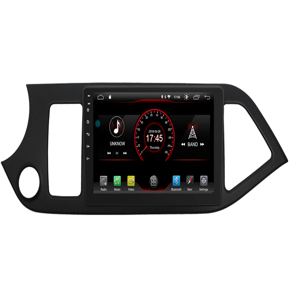 

Android 9.1 9" 2Din Car Radio For 2011 2012 2013 2014 KIA PICANTO Morning GPS Navigation Head Unit AUX Wifi 4-Core 1080P