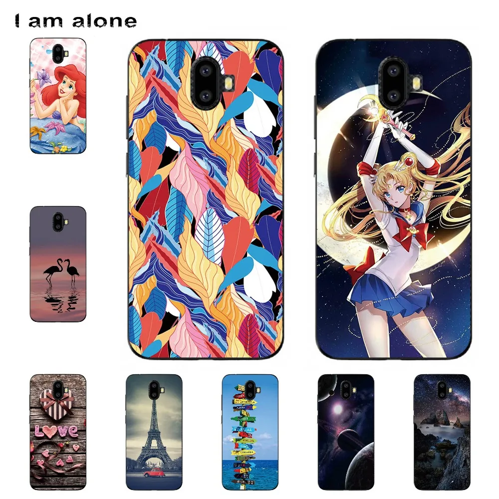 

I am alone Phone Cover For Ulefone S7 5.0 inch Solf TPU Cellphone Fashion Cases For Ulefone S7 Cartoon Cute Bags Shipping Free