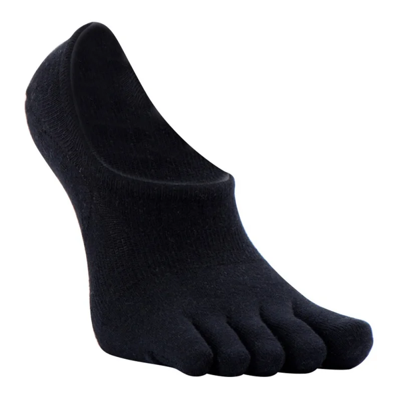 Мужские носки с пятью носками для отдыха на открытом воздухе, впитывающие пот, летние невидимые носки до лодыжки, Ультра-низкие невидимые носки с пальцами