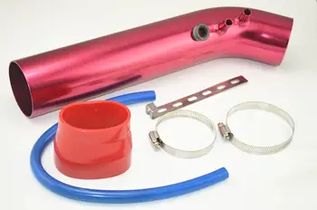 

Air Intakes Short Cold Air Intake Pipe Hose + Cone Filter Kit System Universal RED free shipping