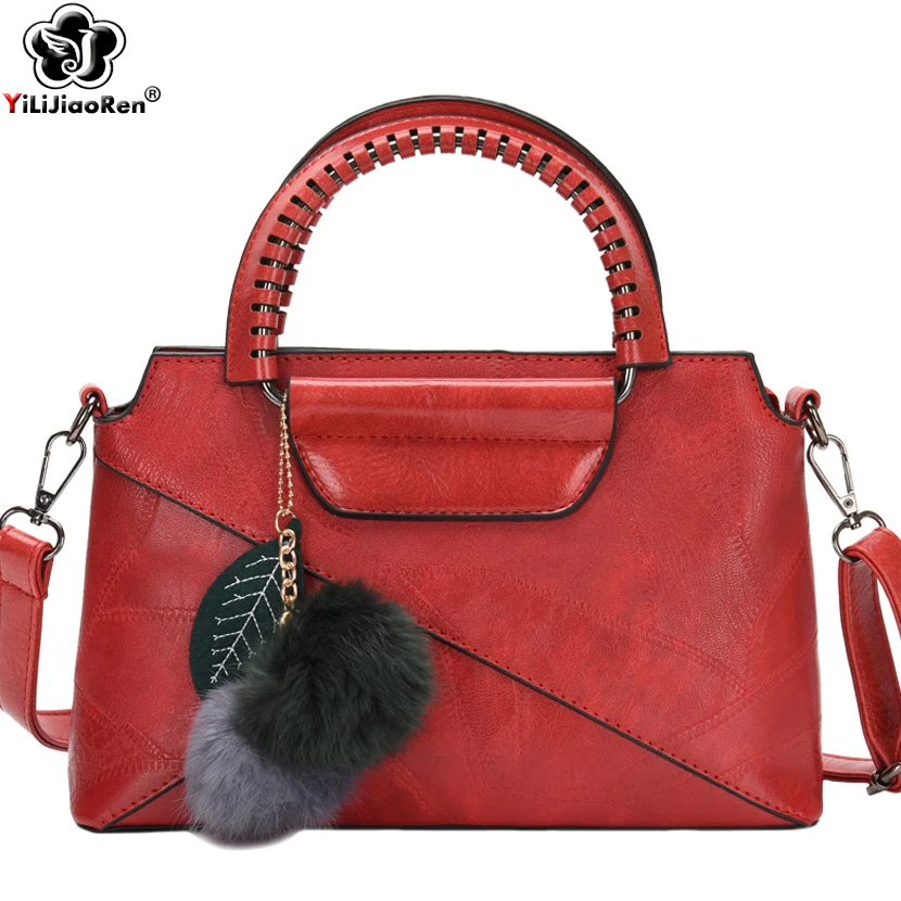 

Fashion Fluff Tassels Women Handbag Large Capacity Women bag Ladies Hand Bags Brand Leather Crossbody Bags for Women Sac A Main