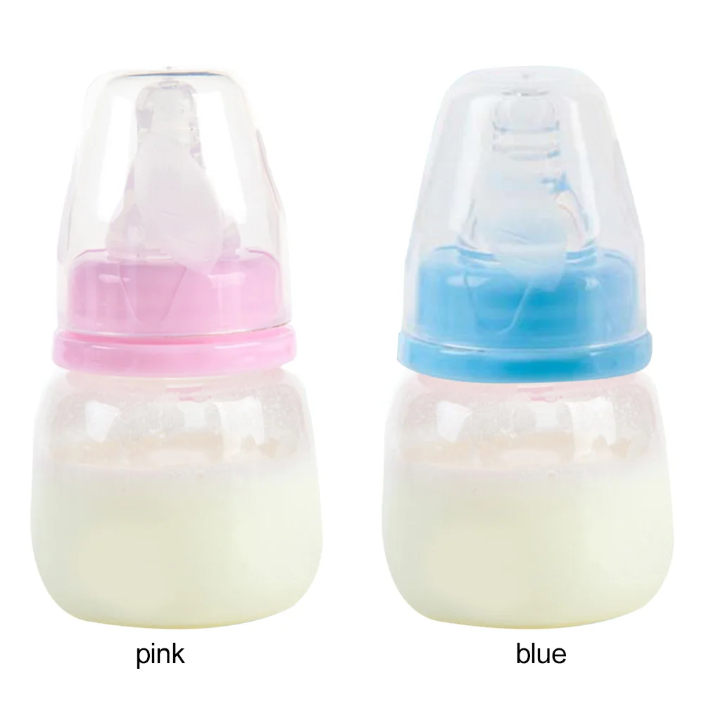 Бутылочка для детского сока, мини-бутылка твердости, розовый/синий PP, 60 мл