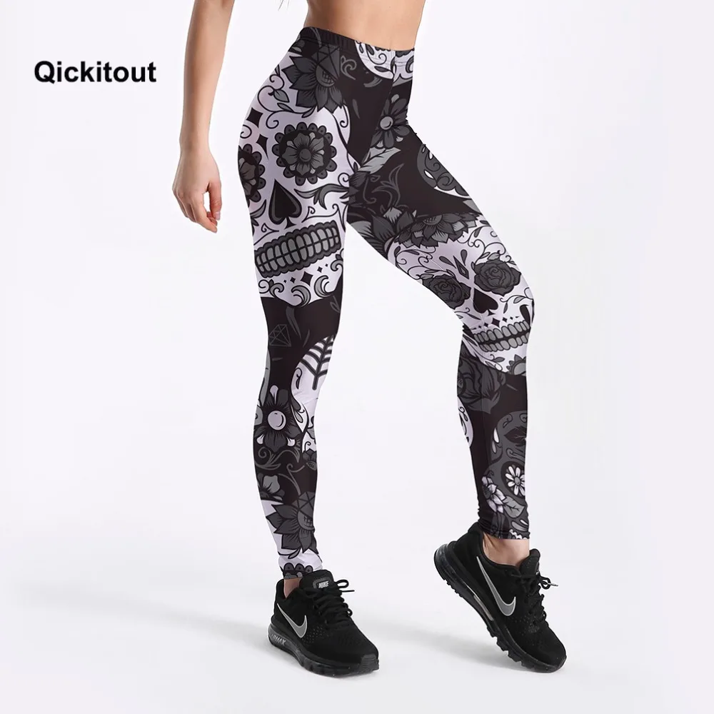 Qickitout طماق اللياقة البدنية ضئيلة المرأة الأسود و الأبيض الجمجمة ماس يغطي الرجل مثير الأزياء تمتد الرقمية طباعة السراويل بارد السراويل Qickitout طماق اللياقة البدنية ضئيلة المرأة الأسود و الأبيض الجمجمة ماس يغطي الرجل مثير الأزياء تمتد الرقمية طباعة السراويل بارد السراويل