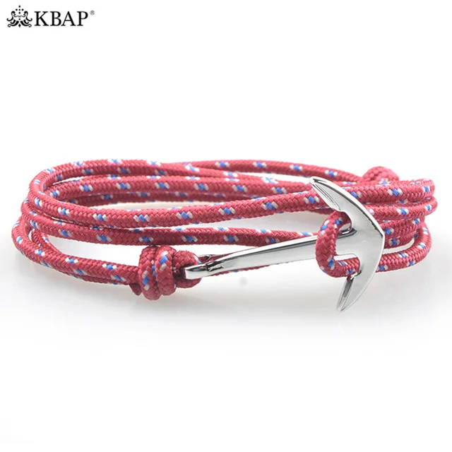 Navy Silver Anchor Bracelet Fully Adjule Engraved Rope Navy Silver Anchor Bracelet Fully Adjule Engraved Rope Fashion Accessory With Stainless Steel Nautical