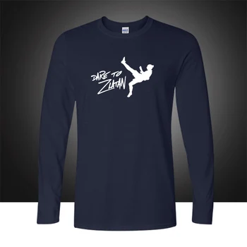 

New Arrival Zlatan Men O-Neck T Shirts Ringer Cheap Cotton Long Sleeves T Shirt Men's Fashion Leisure Shirt Plus Size