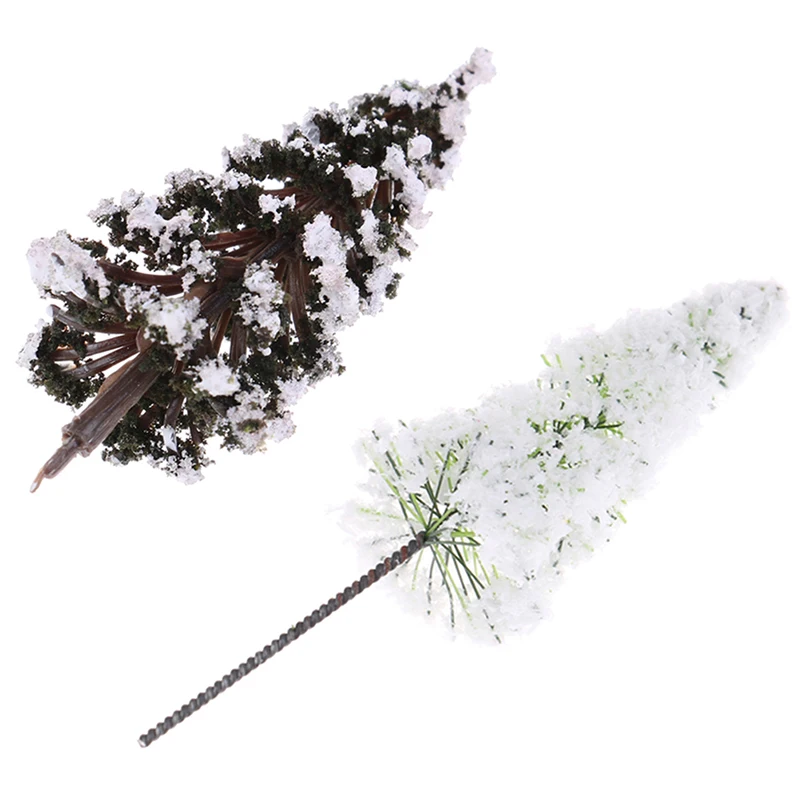 

1Pcs Resin Christmas Trees Figures Miniature/Fairy Garden Figurine Kids Toys DIY Micro Landscape Home Christmas Decoration