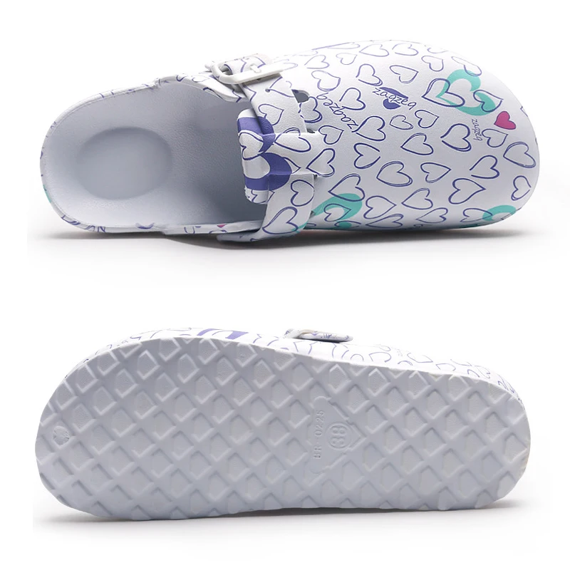 Lizeruee Wholesale Nursing Clogs Hospital Surgical Medical Anti slip Slippers Cartoon Workwear Cleaning Shoes Lab SPA Slippers|Тапочки| |