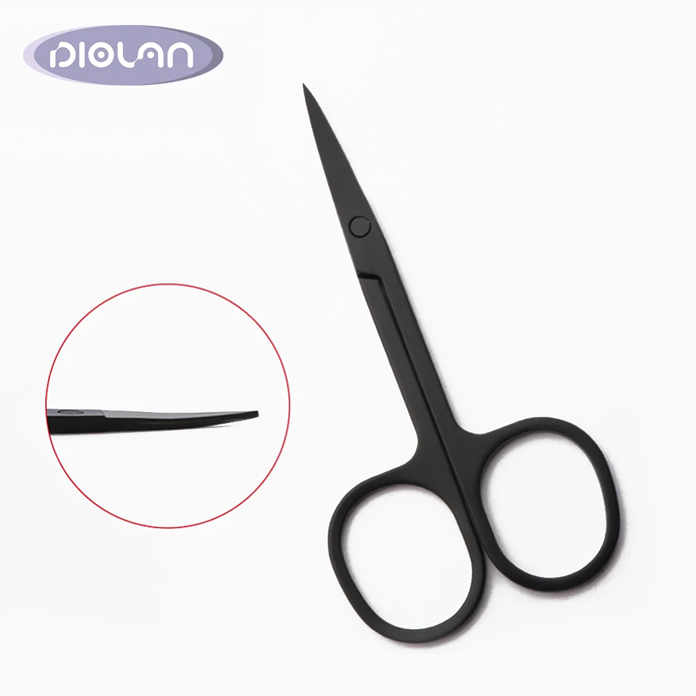 

DIOLAN Stainless Steel Sharp Tip Eyebrow Makeup Scissors Manicure Face Hair Trimming Tweezer Scissors Make Up Beauty Tool