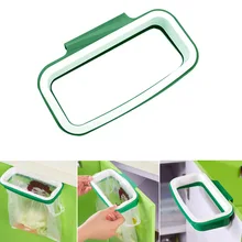 22cmx12.5cm Door Back Garbage Rack Cupboard Storage Hanger Folding Kitchen Cabinet Hanging Trash Rubbish Bag Holder J2Y