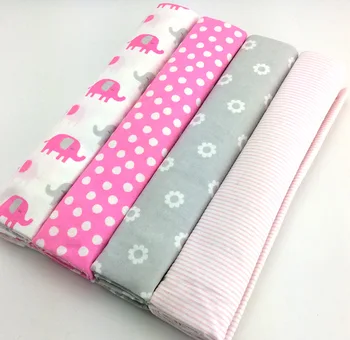 

4Pcs/Lot 100*75cm Baby Blankets Newborn flannel Diapers 100% Cotton Baby Swaddle Blanket Newborns Photography Kids Swaddle Wrap