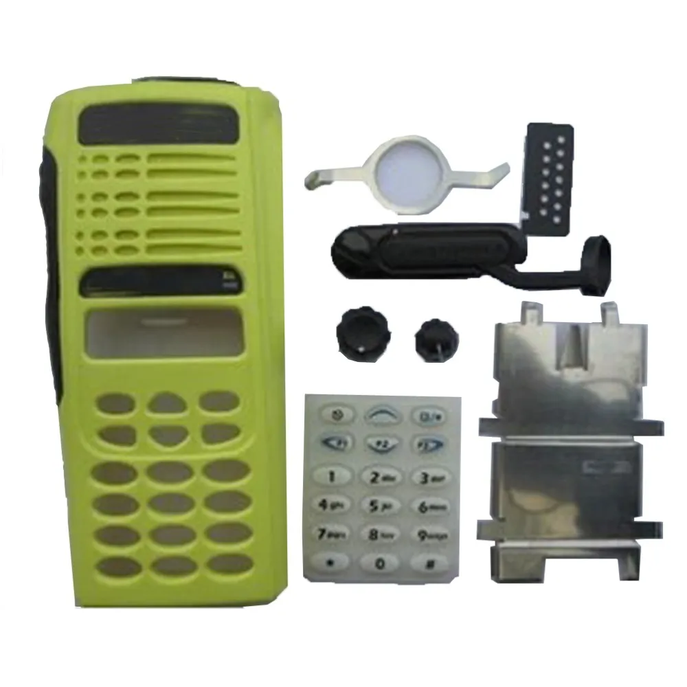 Green Housing Cover Case Repair Replacement Kit for Motorola GP340 Two Way Radio 