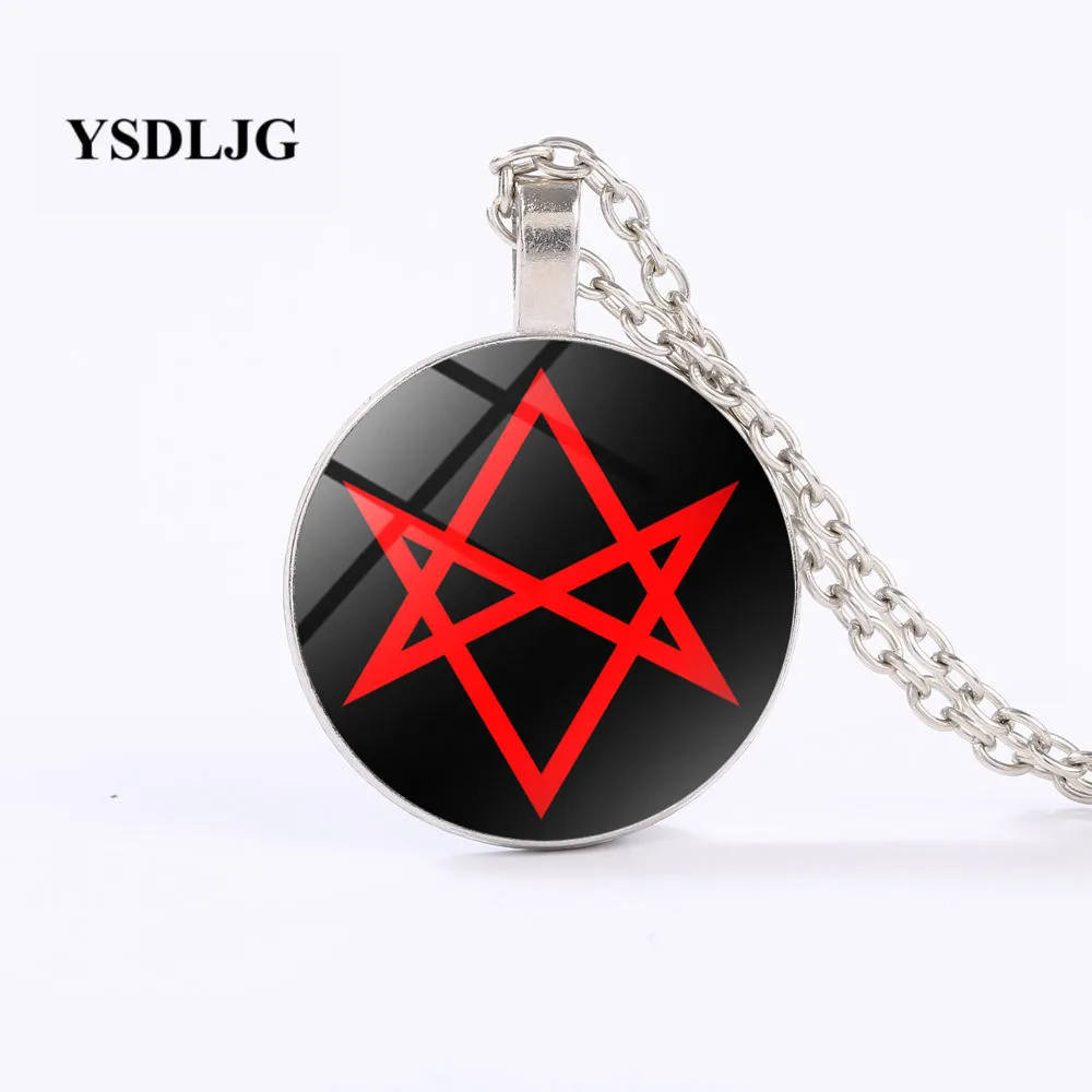GDRGYB Esoteric ожерелье-телема единорога шестиграмма символ-алейстер короли подарок