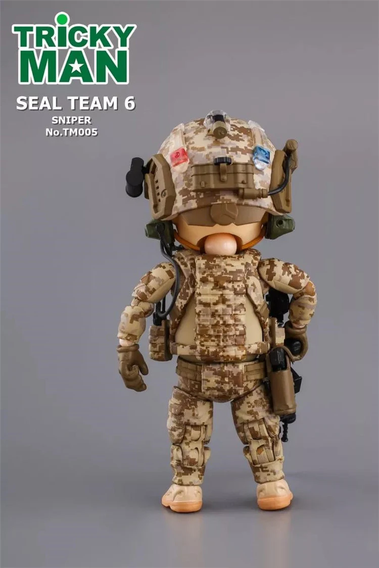 Коллекционный мини полный набор фигурку 5 &quotв стиле милитари TRICKYMAN Seal Team 6 третья