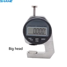 Портативный электронный мини 0,01 мм цифровой толщиномер 12,7 мм электронный циферблат индикаторная губка инструмент для измерения толщины