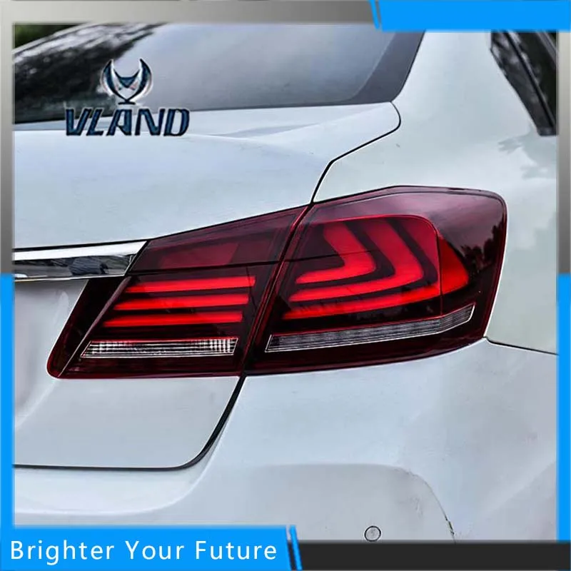Car Style LED Tail Lights Rear Lamps Tail Lamps For Honda Accord Sedan 2014 2016 DRL