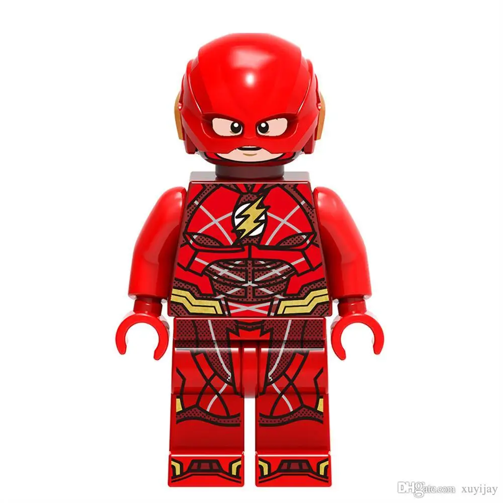 Beste Enkele Verkoop XH669 De Flash Justice League SUPER HEROES Monteren Model Minifig Model DIY Bouwstenen Kinderen Speelgoed