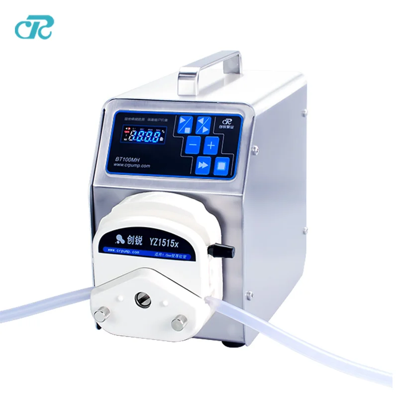 Buy Laboratory Viscous Liquid Transfer Silicon Tubing Peristaltic Pump from
