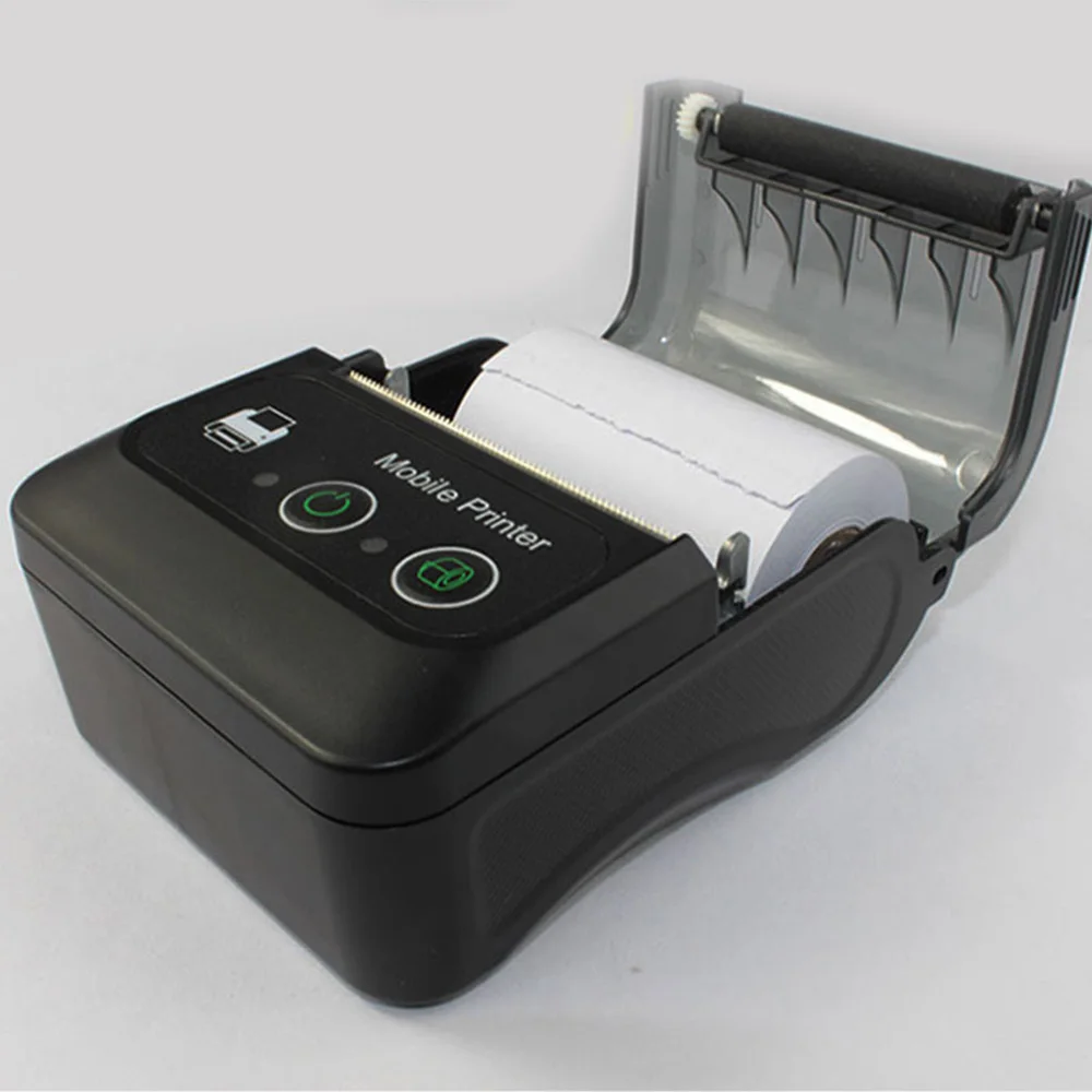 Bluetooth BT Принтер Термопринтер для печати этикеток наклейка с qr-кодом штрих-код термальный клей одежды этикеток принтеров 58 мм