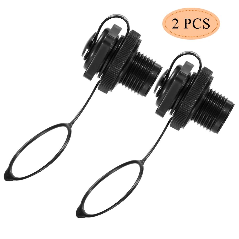 

2Pcs PVC Inflatable Kayak Boat Air Valve Hose Adapter Air Valve Replacement Screw Air Valve Water Sports Rowing Boats Accessorie