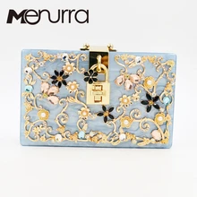 Высокое качество, стразы, цветы, полый рельеф, акриловый замок, Роскошная сумочка, вечерняя сумочка, клатч для монет, вечерние сумочки(C231