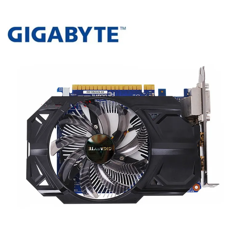 GIGABYTE, оригинальная Видеокарта GTX 750 Ti, 2 Гб, 128 бит, GDDR5, видеокарты для nVIDIA Geforce GTX 750Ti, Hdmi, Dvi, используемые карты VGA