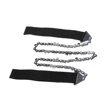 

24 Inch Hand Chain Saw Survival Camping Gardening Hand Tool Pocket Gear Chainsaw H99F