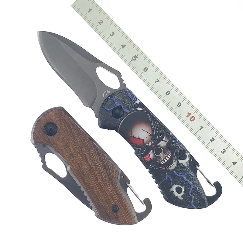 

Tactical Mini Folding Keychain Pocket knife Keying EDC Tool Outdoor Survival Easy Carry Camping Cold Steel Sharp Rescue Knife