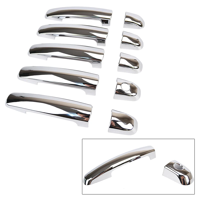

ACCESSORIES 10PC FIT FOR SUZUKI GRAND VITARA 2006 2007 2008 2009 2010 2011 2012-2015 CHROME DOOR HANDLE CATCH COVER TRIM STYLING