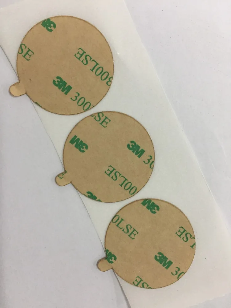 30mm Circle 3M 300LSE Adhesive tape, Clear, 0.17mm thick, Pack of